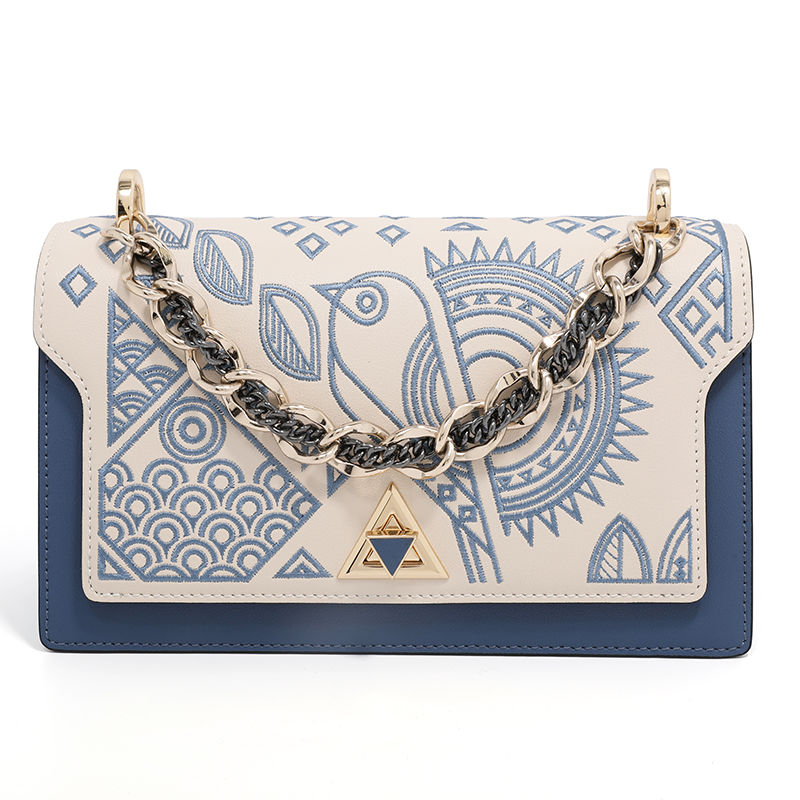 Animal Pattern Stiching Women Leather Crossbody Purese LH3463_2 Colors