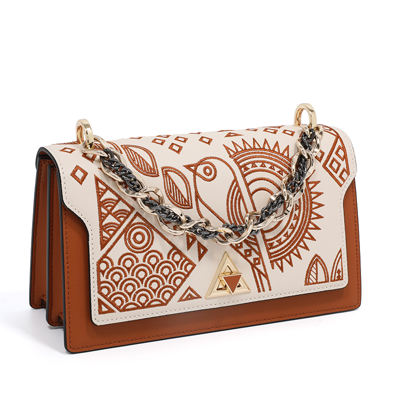 Animal Pattern Stiching Women Leather Crossbody Purese LH3463_2 Colors