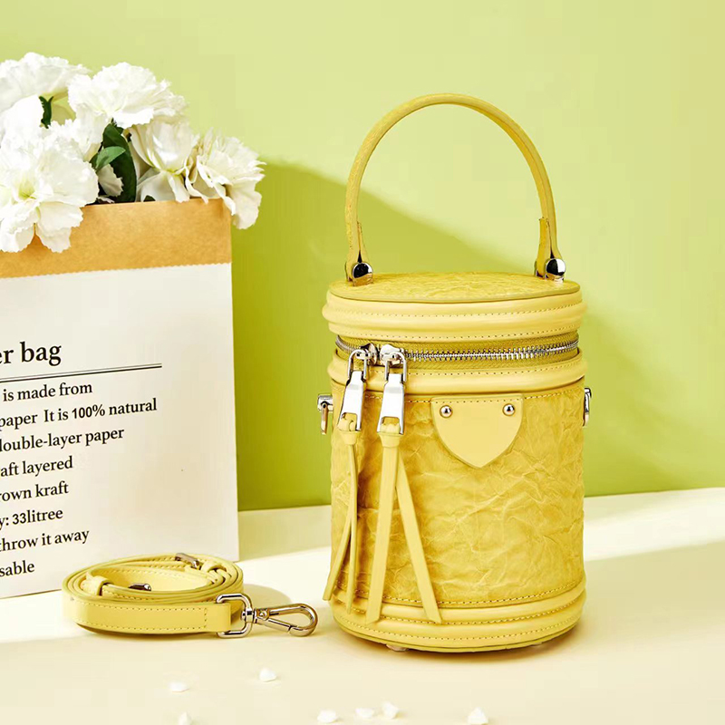 Barrel Bag Fashion Women Leather Crossbody Bag LH3564_3 Colors