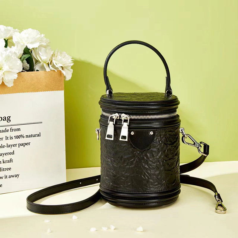 Barrel Bag Fashion Women Leather Crossbody Bag LH3564_3 Colors