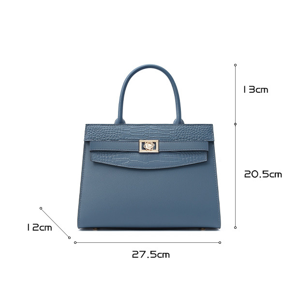 Belt Real Leather Tote Purse Women Handbags LH3581_3 Colors