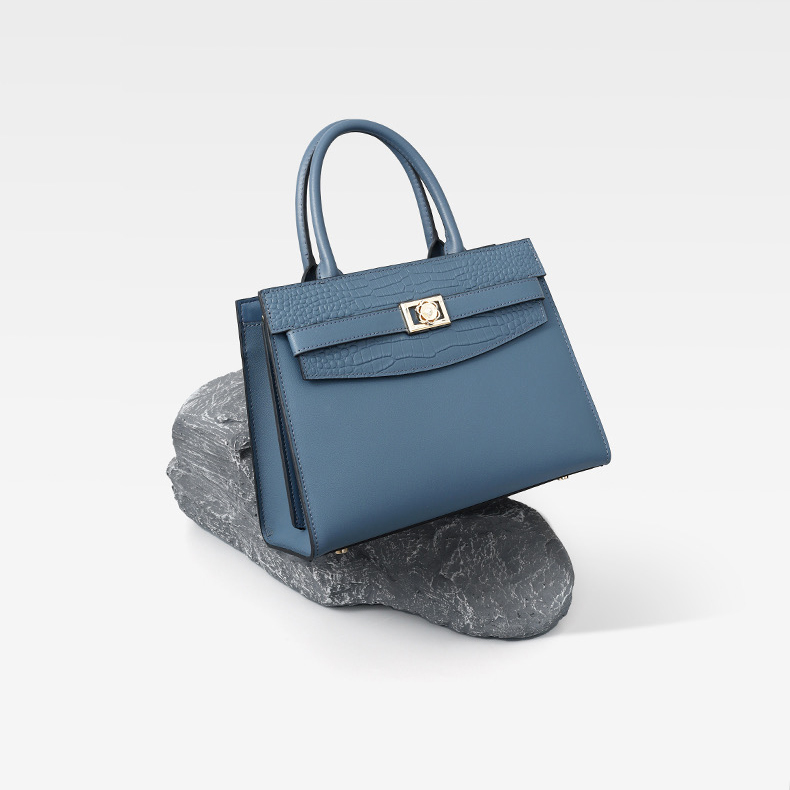 Belt Real Leather Tote Purse Women Handbags LH3581_3 Colors