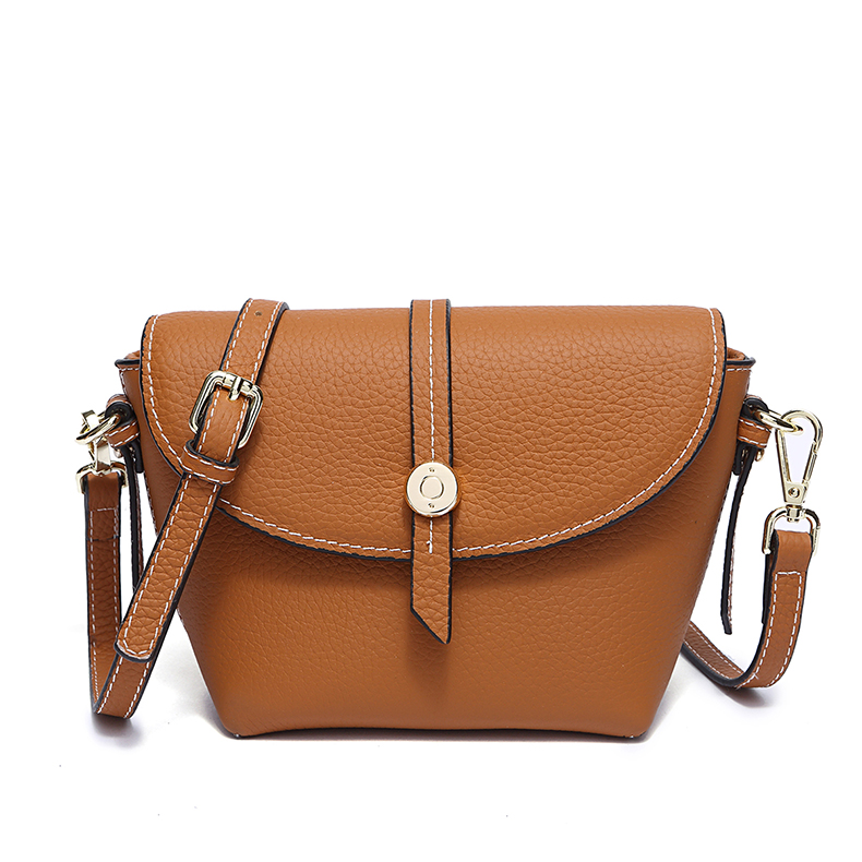 Chic Mini Real Leather Crossbody Bag LH2664_5 Colors