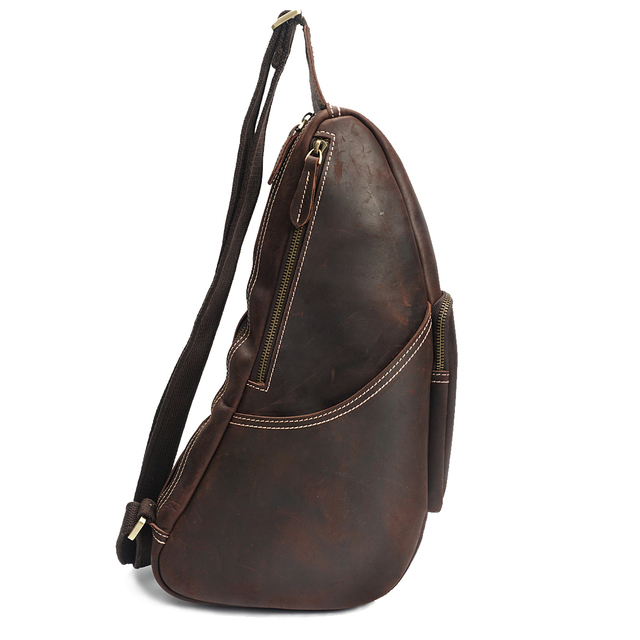 Crazy Horse Pull Up Leather Chest Bag LH2189