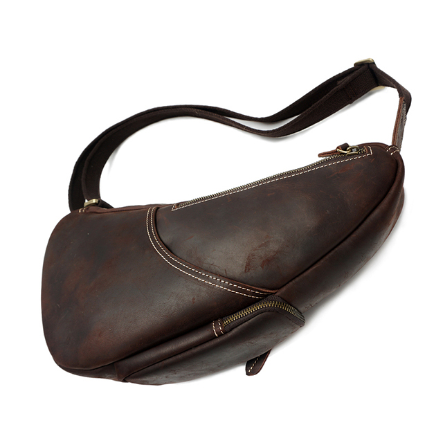 Crazy Horse Pull Up Leather Chest Bag LH2189