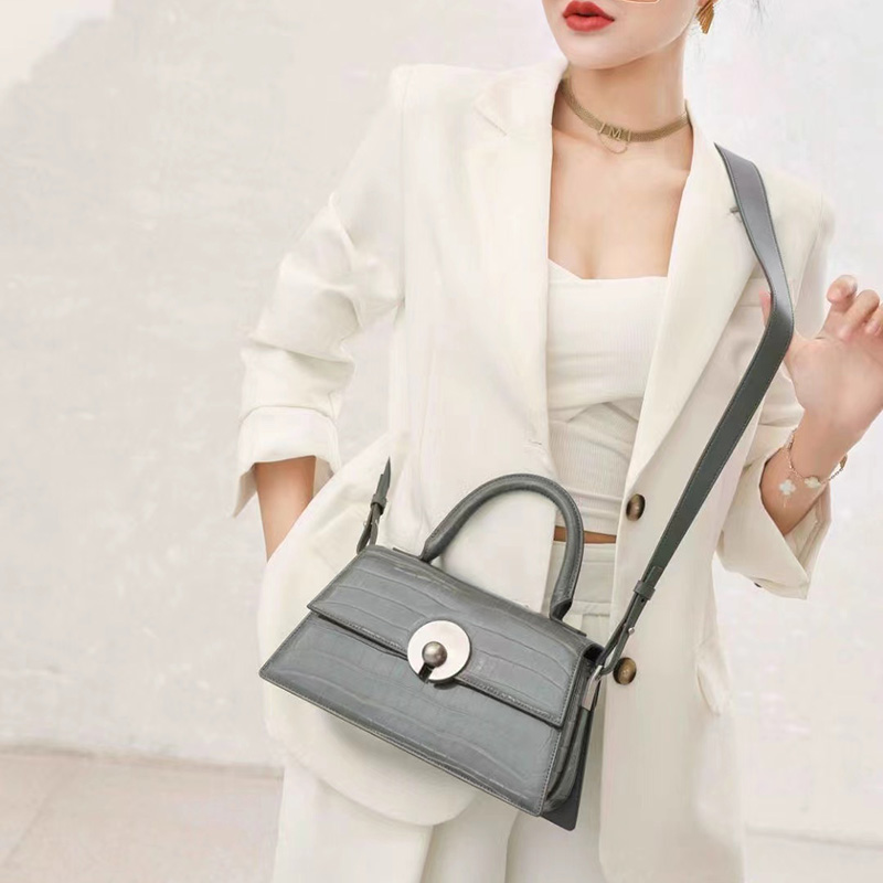 Crocodile Pattern Crossbody Bag Satchel Handbags LH3328_4 Colors