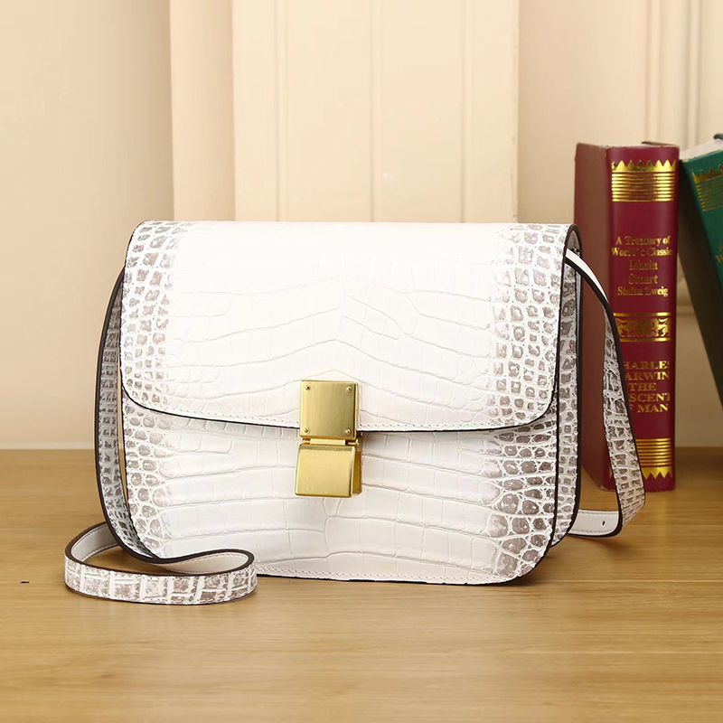 Crocodile Pattern Ladies Leather Purse Womens Crossbody Bags LH3482_4 Colors