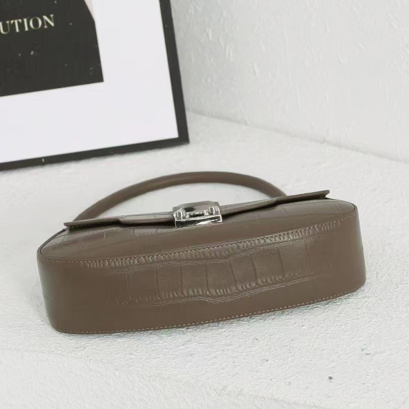 Crocodile Pattern Real Leather Purse Women Crossbody Bag LH3523_7 Colors