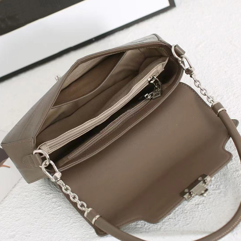 Crocodile Pattern Real Leather Purse Women Crossbody Bag LH3523_7 Colors