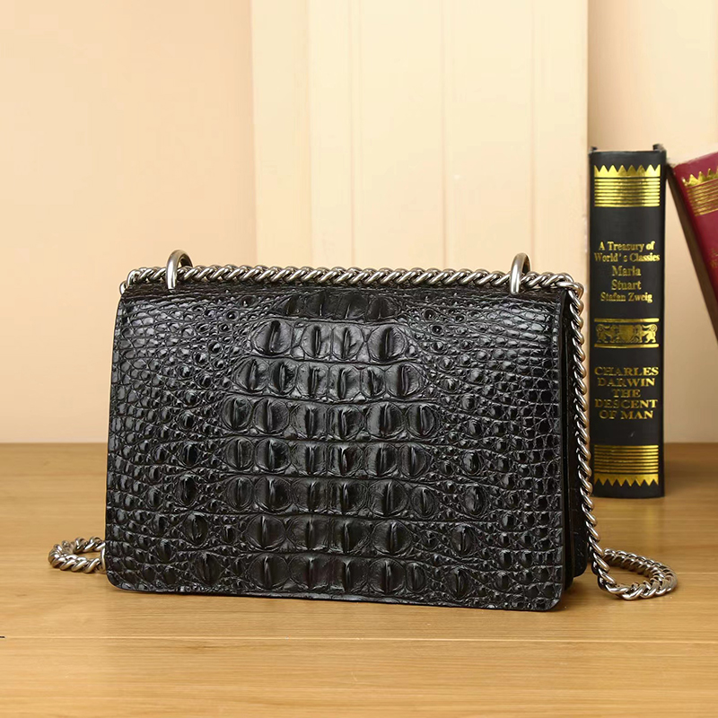 Crocodile Pattern Women Satchel Bag Leather Crossbody Bag LH3479_3 Colors
