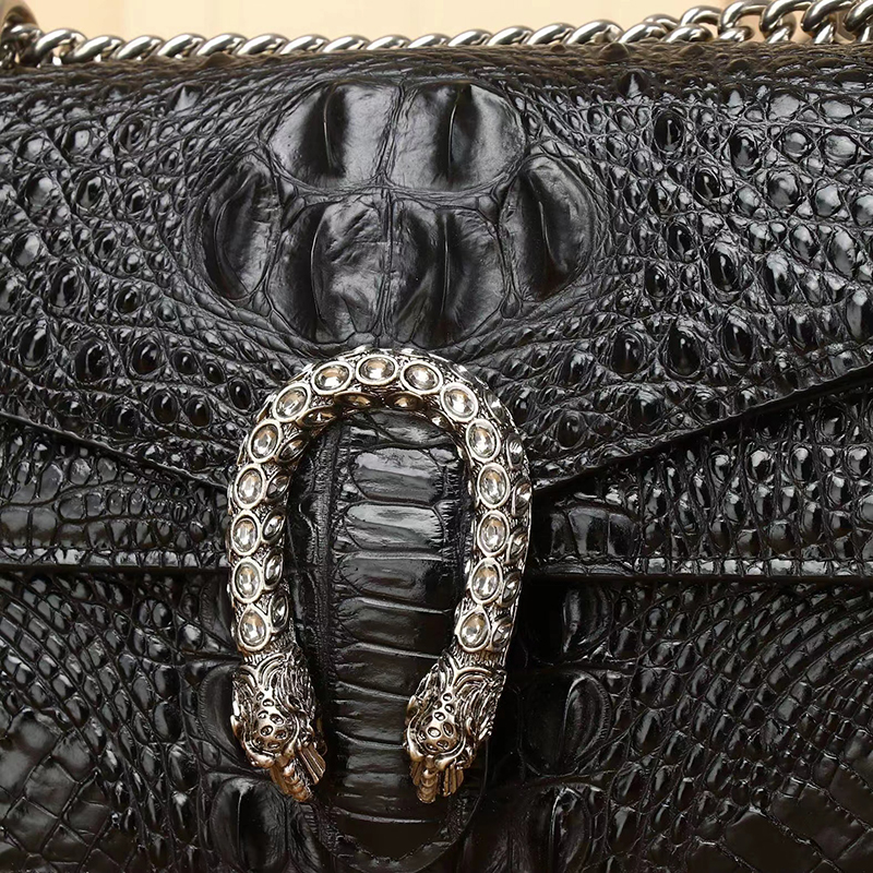 Crocodile Pattern Women Satchel Bag Leather Crossbody Bag LH3479_3 Colors