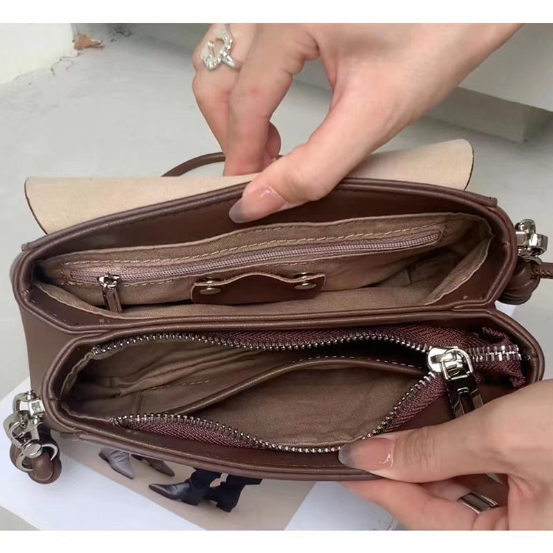 Cute Genuine Leather Crossbody Bag Fashion Handbags LH3512_5 Colors