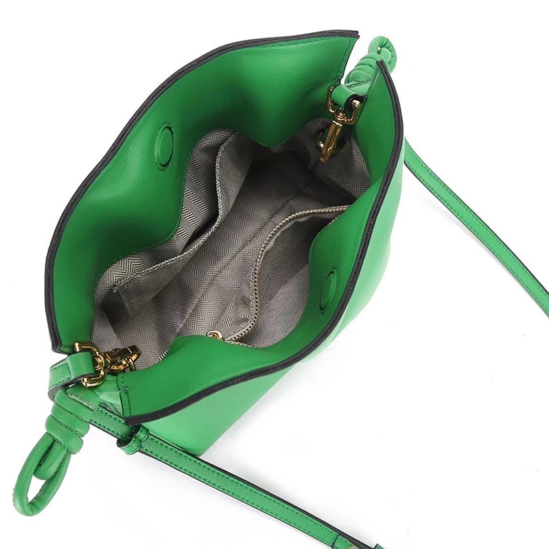 Cute Ladies Drawstring Leather Crossbody Bag LH3174_6 Colors