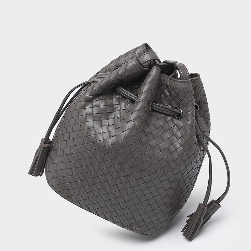 Drawstring Leather Crossbody Bag Womens Purse LH3179_4 Colors