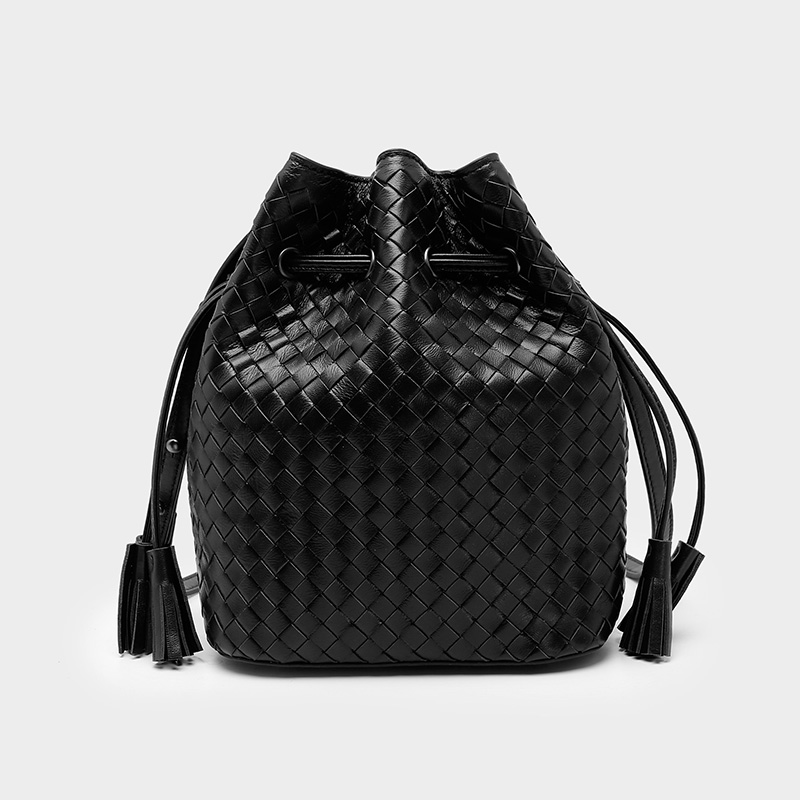 Drawstring Leather Crossbody Bag Womens Purse LH3179_4 Colors