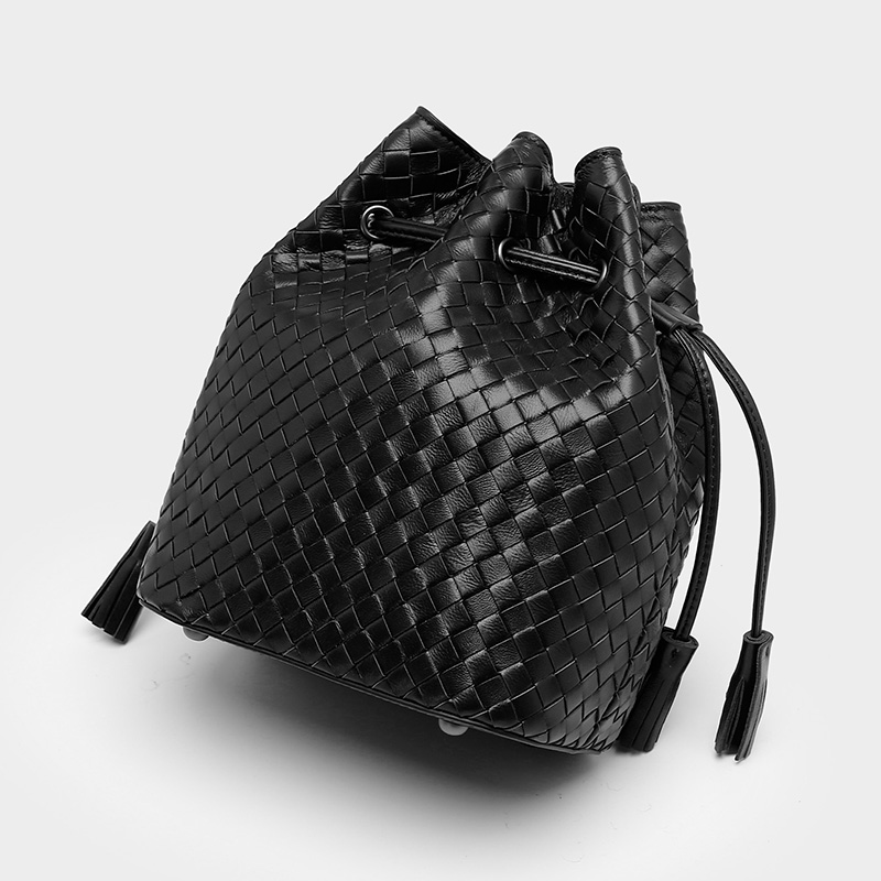 Drawstring Leather Crossbody Bag Womens Purse LH3179_4 Colors