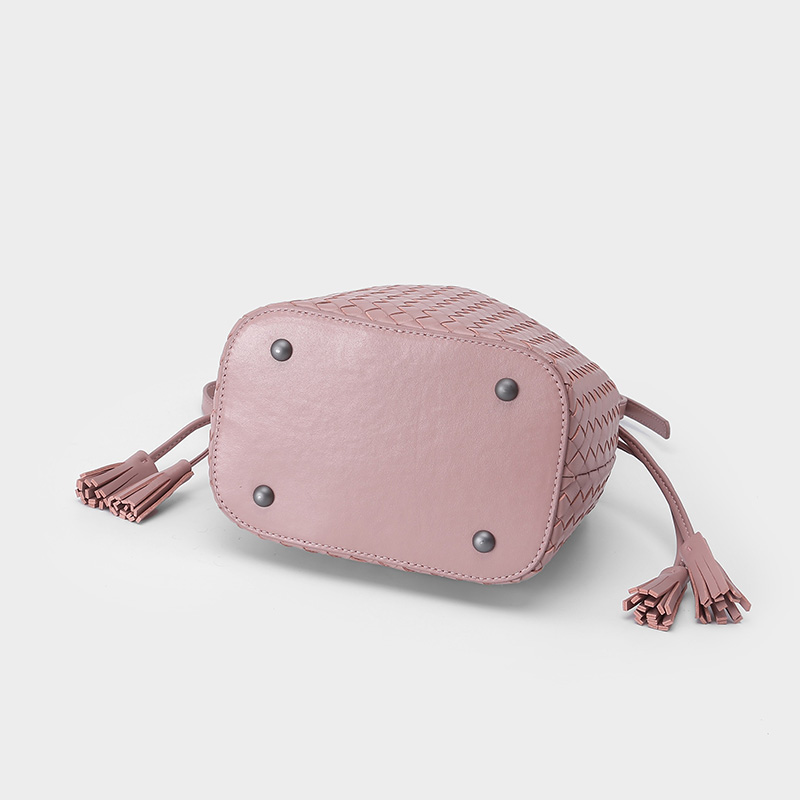 Drawstring Leather Crossbody Bag Womens Purse LH3179_4 Colors