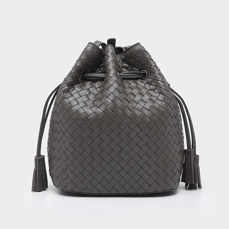 Drawstring Leather Crossbody Bag Womens Purse LH3179_4 Colors