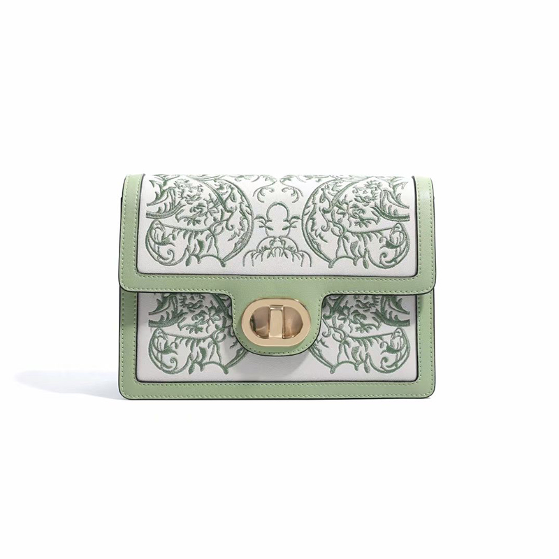Elegant Embroidery Leather Purse Bag LH3588_3 Colors