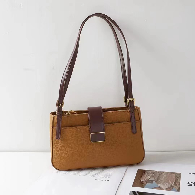 Elegant Genuine Leather Tote Crossbody Purse LH3348_5 Colors