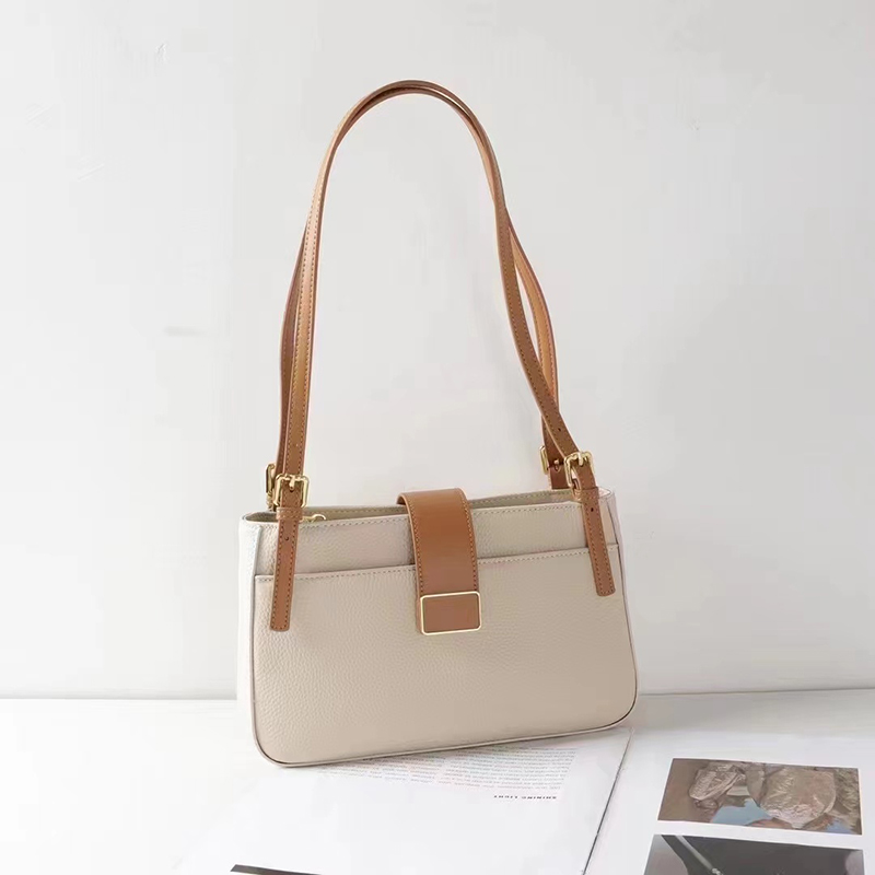 Elegant Genuine Leather Tote Crossbody Purse LH3348_5 Colors