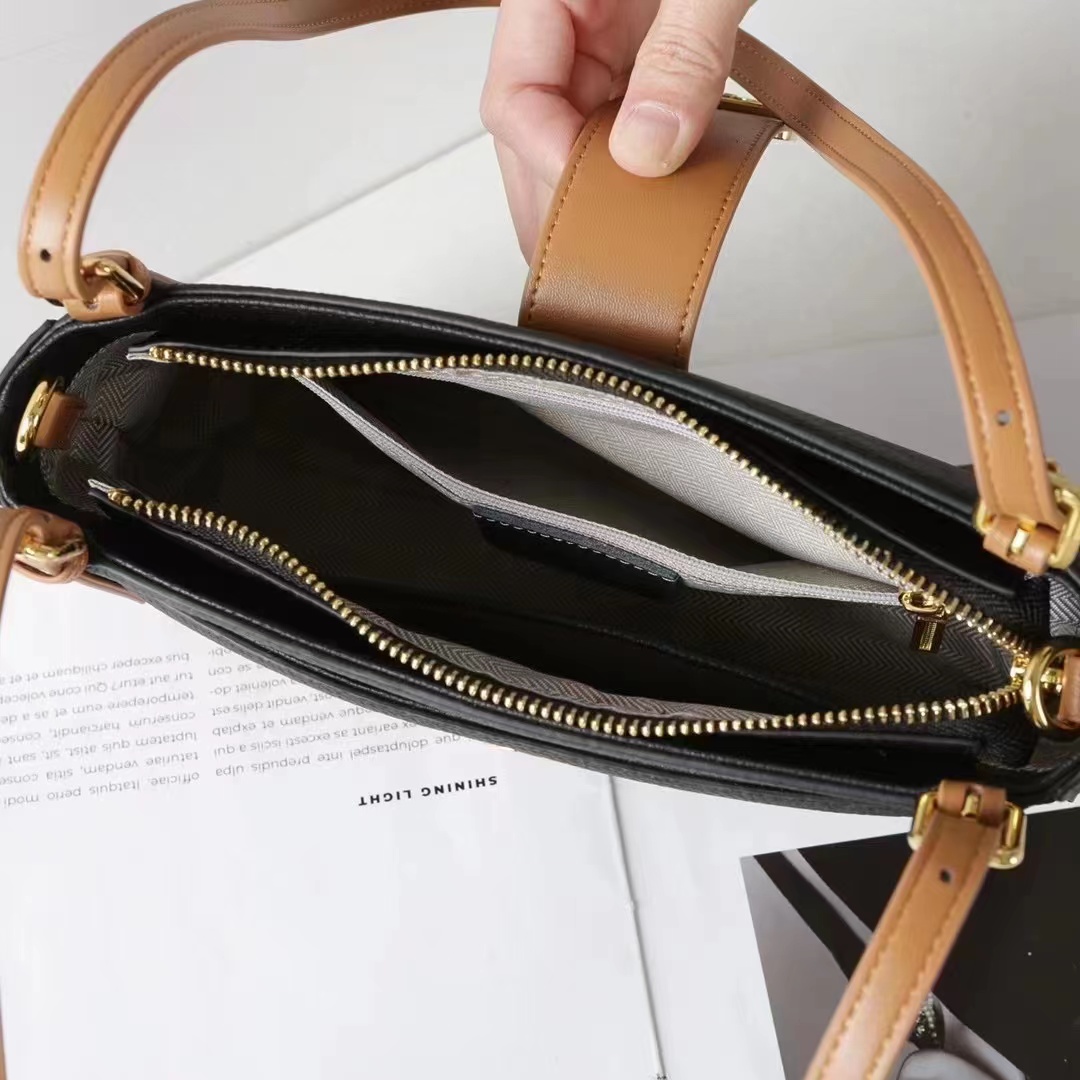 Elegant Genuine Leather Tote Crossbody Purse LH3348_5 Colors