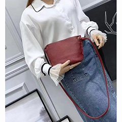 Elegant Women Real Leather Purse Crossbody Bag H3219_6 Colors