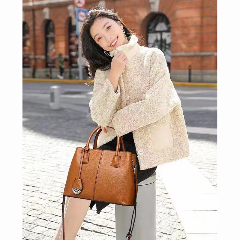 Elegant Women Real Leather Purse Crossbody Bag H3220_6 Colors