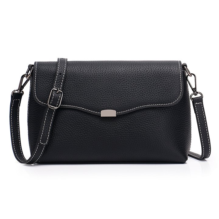 Elegant Womens Real Leather Crossbody Bag LH2663_4 Colors