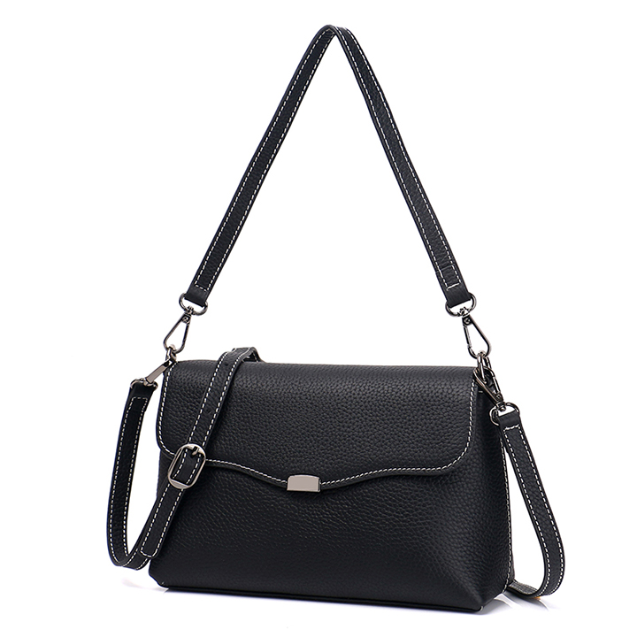 Elegant Womens Real Leather Crossbody Bag LH2663_4 Colors