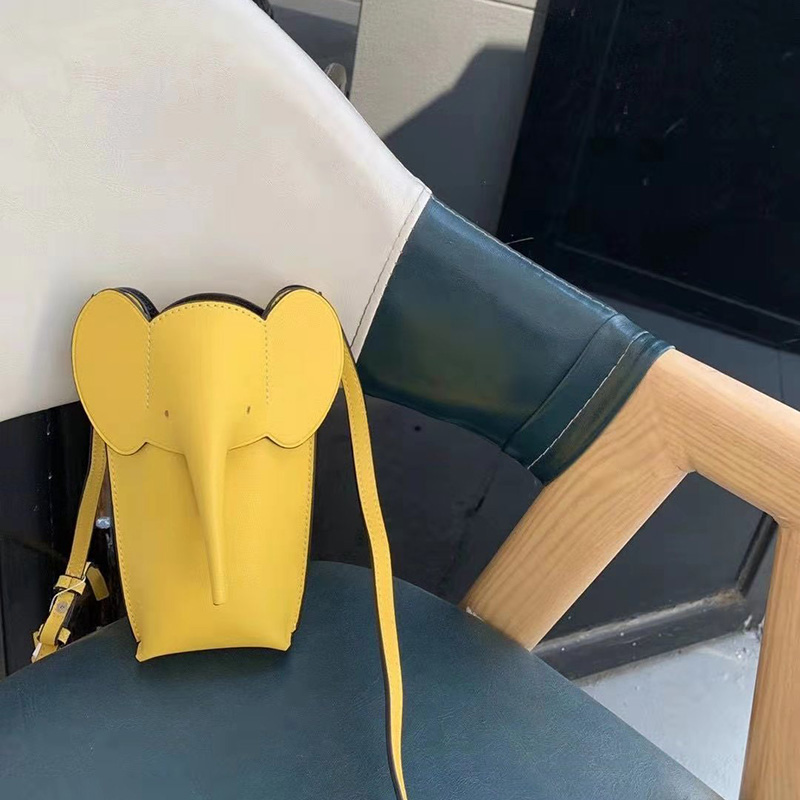 Elephant Pattern Leather Purse Crossbody Bag LH3154_8 Colors