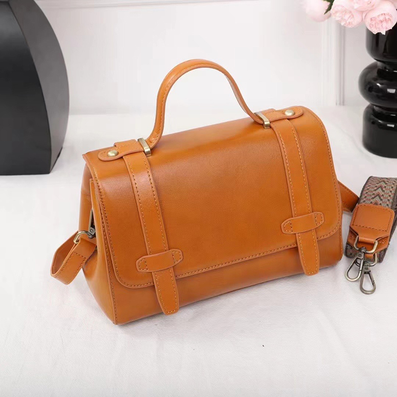 Exquisite Womens Saddle Bag Leather Handbags LH3567_6 Colors