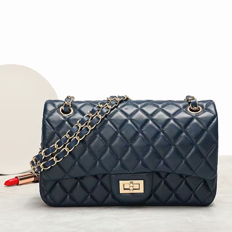 Fashion Quilted Leather Crossbody Bag Women Bags LH3658L_4 Colors