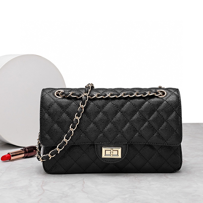 Fashion Quilted Leather Crossbody Bag Women Bags LH3658S_4 Colors