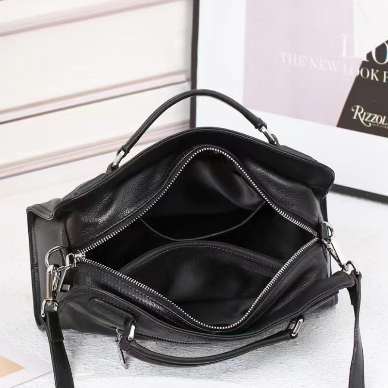 Fashion Real Leather Bag Ladies Top Handle Purse LH3521_5 Colors