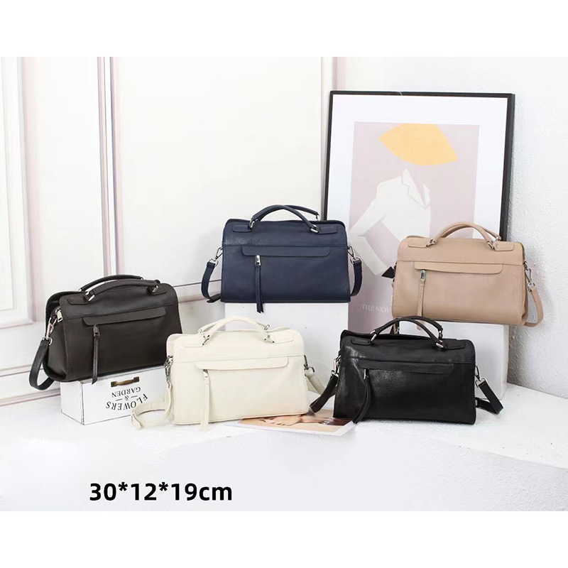 Fashion Real Leather Bag Ladies Top Handle Purse LH3521_5 Colors