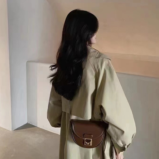 Flap Genuine Leather Purse Womens Saddle Bag LH3382_2 Colors
