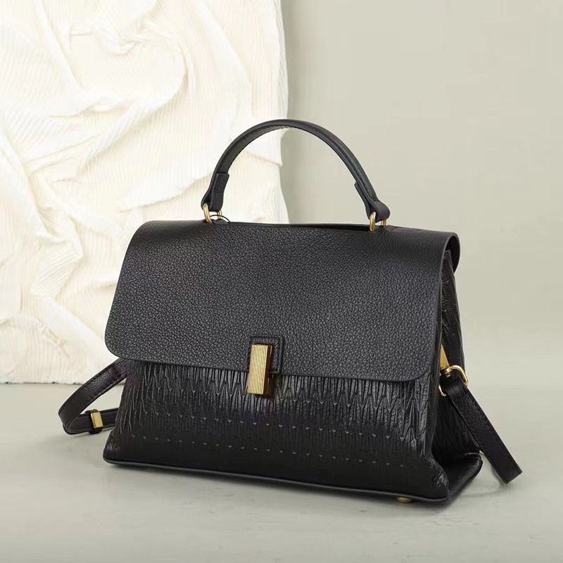 Flap Leather Satchel Bag Women Crossbody Bag LH3618_5 Colors