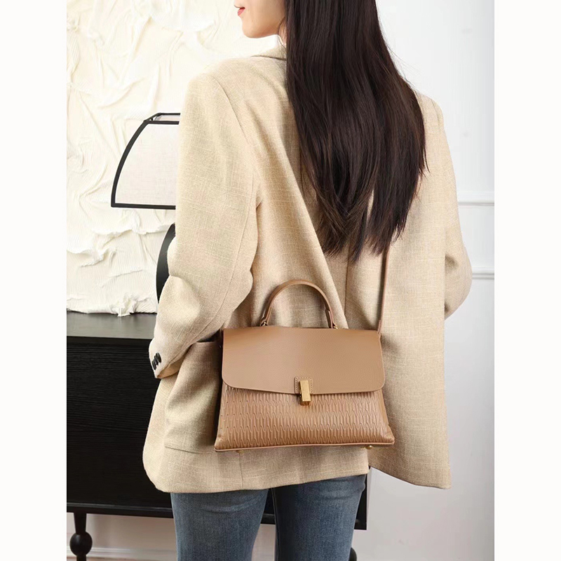 Flap Leather Satchel Bag Women Crossbody Bag LH3618_5 Colors