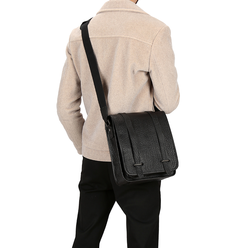 Flap Over leather Satchel Bag Crossbody Bag LH3353_ 2 Colors