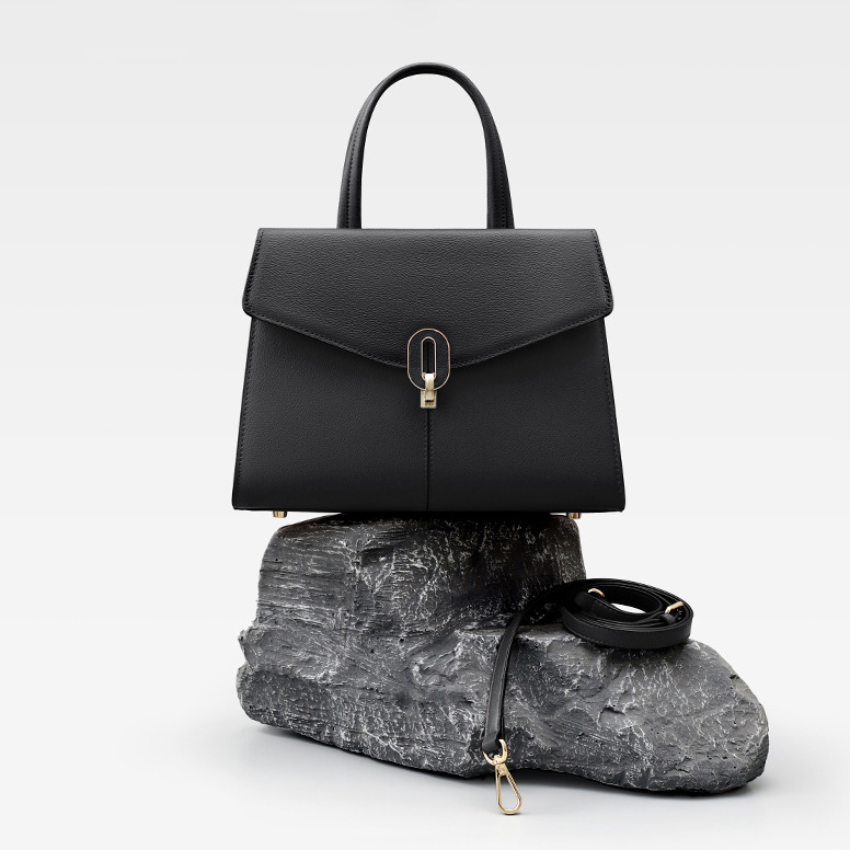 Flap Real Leather Purse Bag Women Satchel Bag LH3582_4 Colors