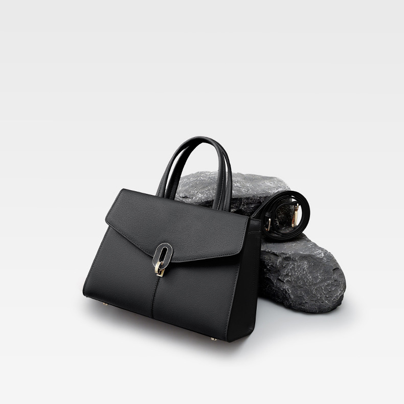 Flap Real Leather Purse Bag Women Satchel Bag LH3582_4 Colors