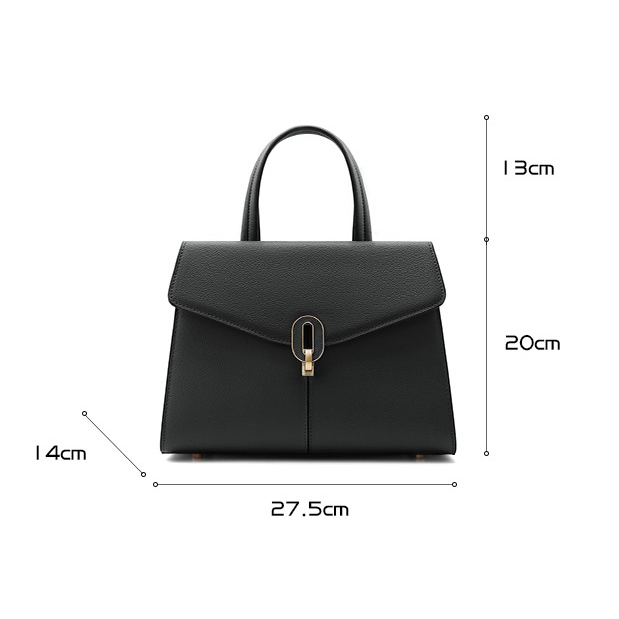 Flap Real Leather Purse Bag Women Satchel Bag LH3582_4 Colors
