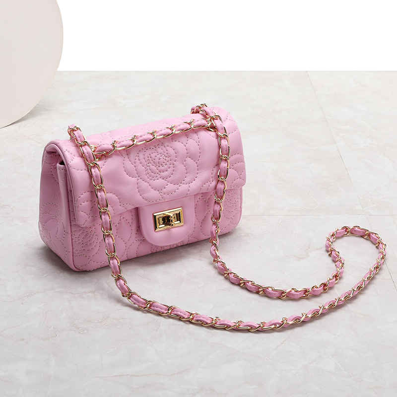 Floral Leather Crossbody Bag Women Handbags LH3665_4 Colors