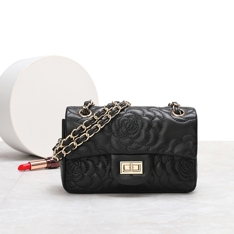 Floral Leather Crossbody Bag Women Handbags LH3665_4 Colors