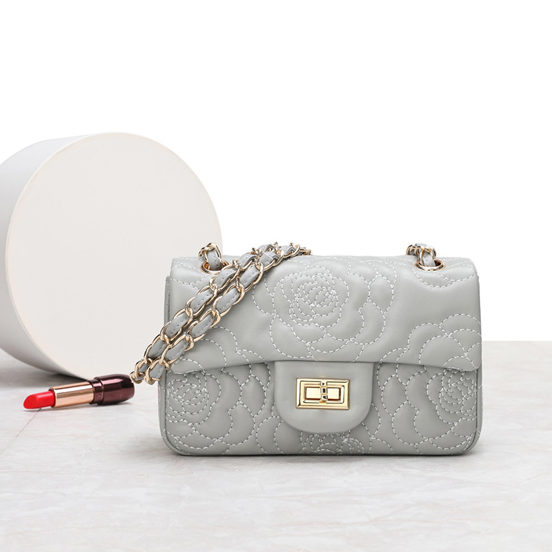 Floral Leather Crossbody Bag Women Handbags LH3665_4 Colors