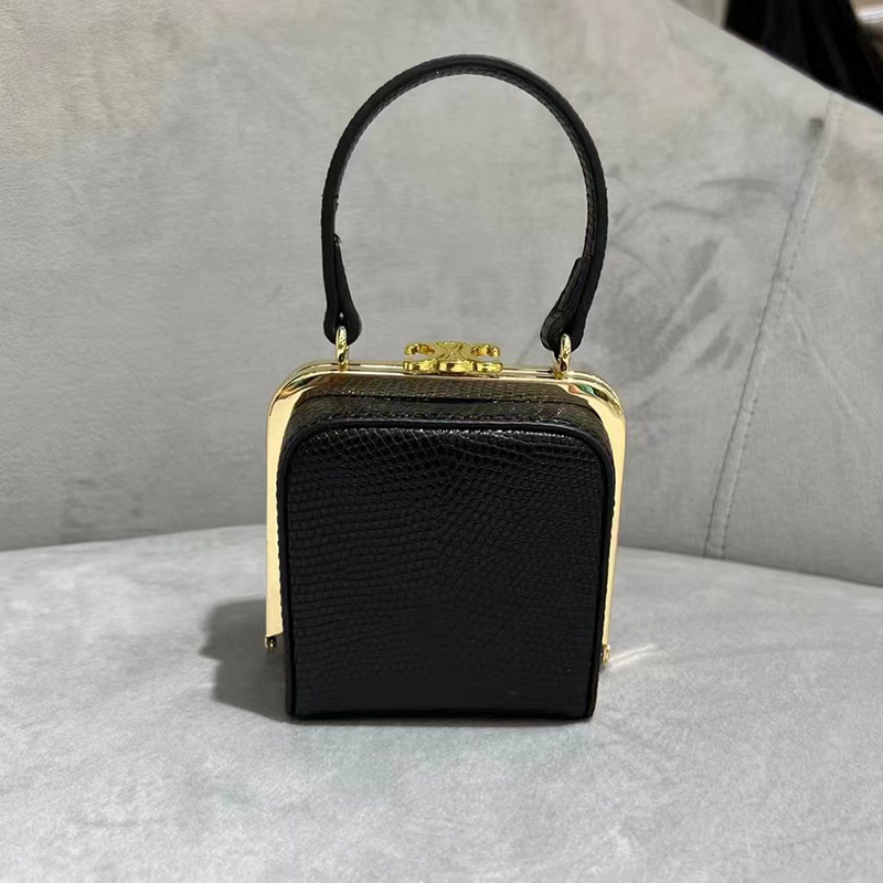 Frame Lizard Pattern Genuine Leather Purse Womens bag LH3381_2 Colors