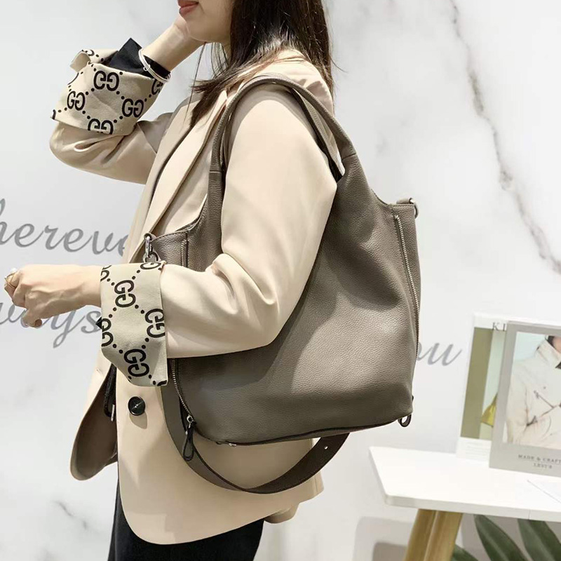 Functional Genuine Leather Tote Bag for Women LH3104_6 Colors