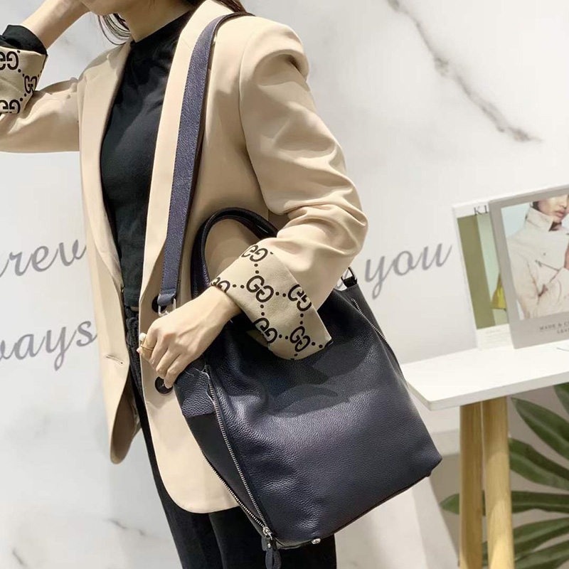 Functional Genuine Leather Tote Bag for Women LH3104_6 Colors