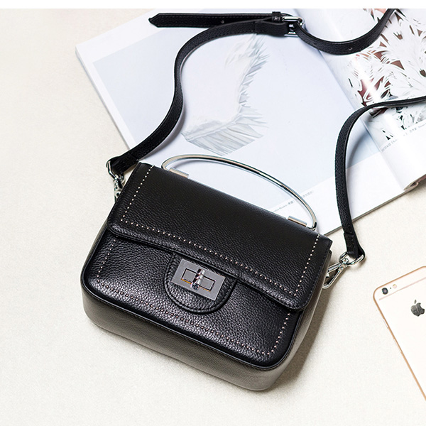 Genuine Leather Cross Body Bag LH2298_4 Colors